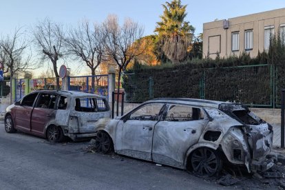 L’incendi dels vehicles es va produir el passat 10 de gener.