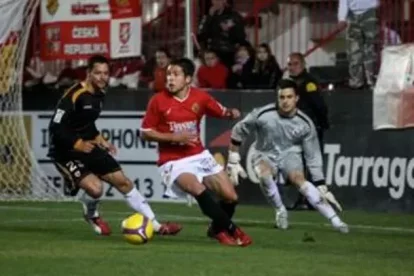 Imagen de Jordi Alba en su paso por el Nàstic de Tarragona.