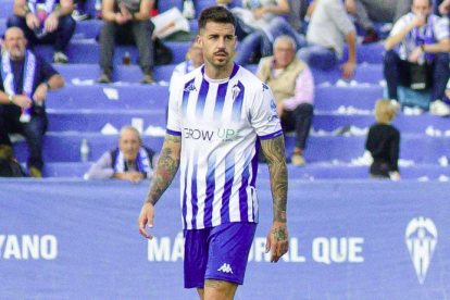 Imagen de Borja Granero con el Alcoyano.