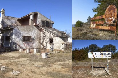 Imagen del estado en el que se encuentra la urbanización de Els Motllats.