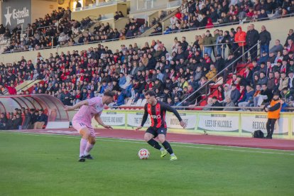 El jugador del Reus FCR, Ricardo Vaz, durante la victoria contra el Badalona en el estadio.