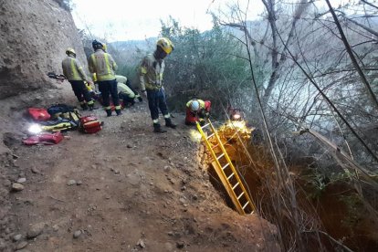 Imatge del rescat a Benissanet