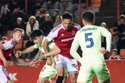 Antoñín durante el partido.