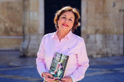 L’escriptora Maria Lluïsa Amorós aquest dilluns a Reus.