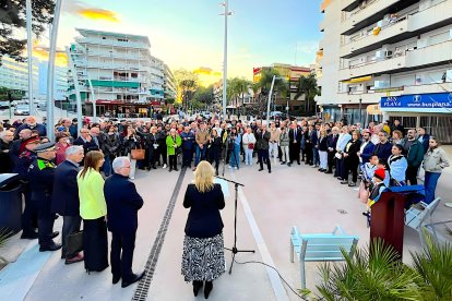 Imatge de l'acte inaugural de la transformació de l'Avinguda Cales Buïgas