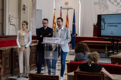Presentació dels nous solars que se cediran a la Generalitat per a construir habitatge social.
