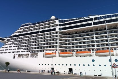 Imagen del MSC Splendida.
