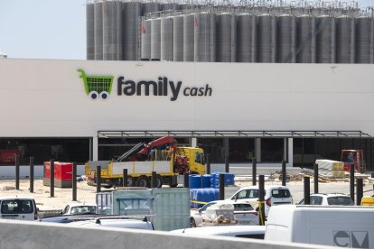 Imatge de com es troben les obres del nou centre comercial de Tarragona.