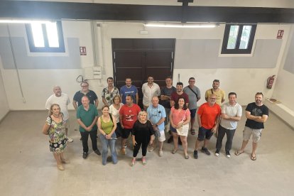 Visita a las obras de la Casa de la Fiesta de Cambrils.