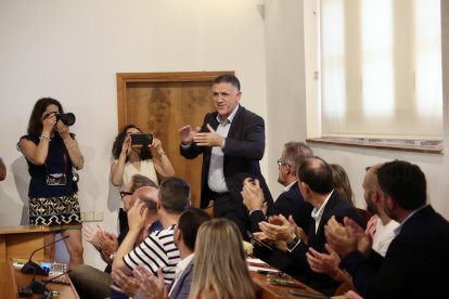 Sesión extraordinaria que efectuó el cambio de presidencia del Consell Comarcal del Baix Camp.