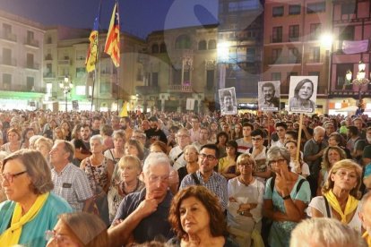 Manifestación por el 1-O en Reus