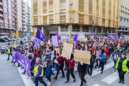 Recull de les millors imatges de la manifestació del Dia de la Dona a Tarragona