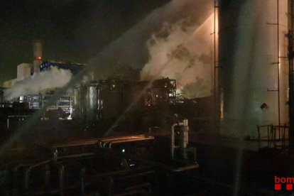 Explosión en la empresa IQOXE de la Canonja