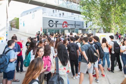 Els alumnes s'examinen de les Proves d'Accés a la Universitat (PAU).