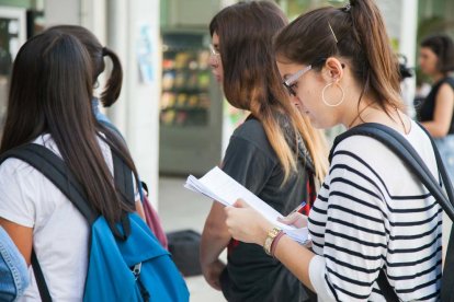 Els alumnes s'examinen de les Proves d'Accés a la Universitat (PAU).