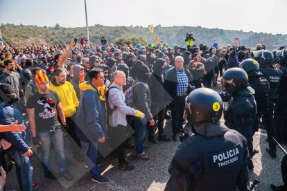 Concentració i talls del matí a Tarragona (II)