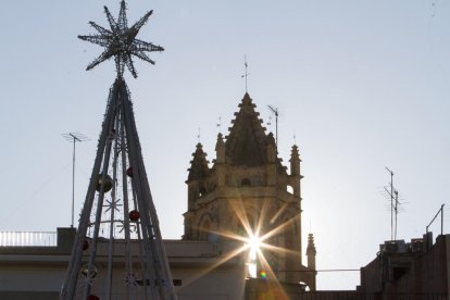 Imatges del solstici d'hivern al carrer del Vidre