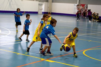 Imatges de la Trobada d'Escoles de bàsquet de Tarragona.