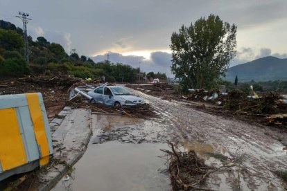 El Camp de Tarragona intenta recuperar la normalitat arreglant dels desperfectes ocasionats pels aiguats