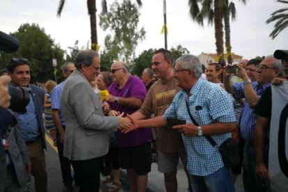 Quim Torra inaugura l'Ajuntament de Llorenç del Penedès