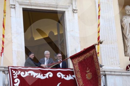 Pregó de Lluís Amiguet, toc de pregó i tronada