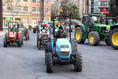 Marxa pagesa al seu pas per Tarragona.