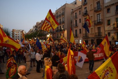 Manifestación unionista en Tarragona convocada por SCC