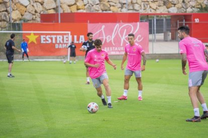 Primer entrenament del primer equip del Nàstic de Tarragona que aquest any entrena Raül Agné