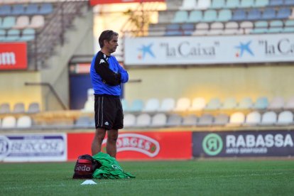 Natxo González ho té tot preparat pel partit d'aquesta tarda.