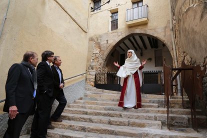 Puigdemont inaugura la Ruta Templera i Hospitalera, que aposta per la realitat augmentada