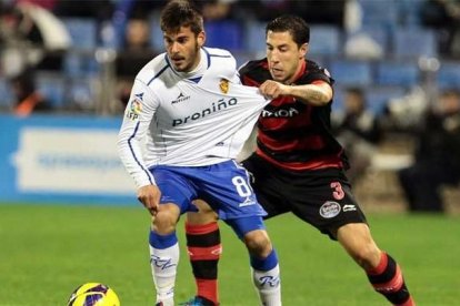 Edu Oriol, con la camiseta de la Zaragoza, uno de los últimos equipos en los cuales ha militado.