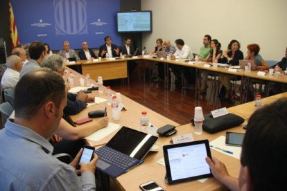 Reunió de la comissió de seguiment del PDU del Centre Recreatiu i Turístic de Vila-seca i Salou.