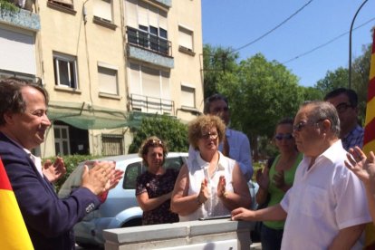 Elena Regidor ja té una plaça al barri de Parc Riu Clar