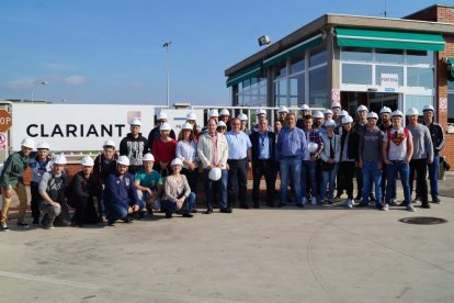 Els alumnes de Química Industrial del Comte de Rius visiten Clariant