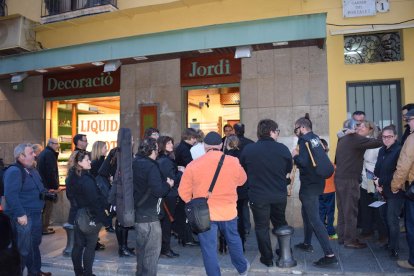 Dijous passat, durant la festa-homenatge que van fer-li al Jordi Heredia.