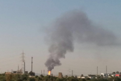 En el Polígono Norte se pueden observar las dos llamas.