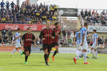 Imatge del partit del CF Reus-Atlètic Balears.