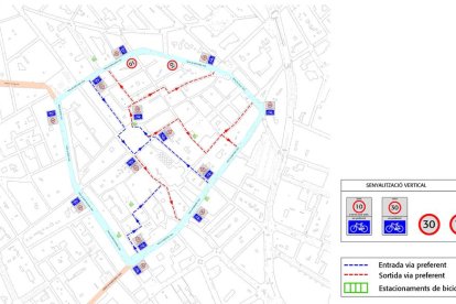 Reus vol fer compatible la circulació de la bicicleta i la de vianants