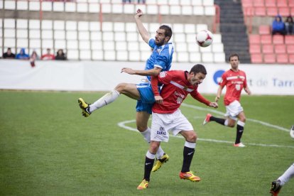 Imatge d'arxiu d'un enfrontament entre el Reus Deportiu i el Nàstic