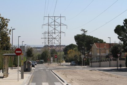 Las torres eléctricas del Pinar no tienen ninguna protección.