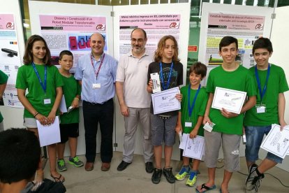 El equipo de Alcover Fem1 gana el concurso de robótica EtseBot de Tarragona