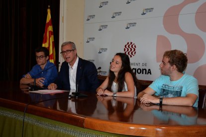 Els tres millors estudiants de Tarragona, pregoners de Santa Tecla