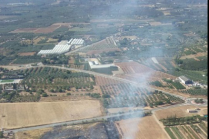 Estabilitzat l'incendi de Vinyols i el Arcs