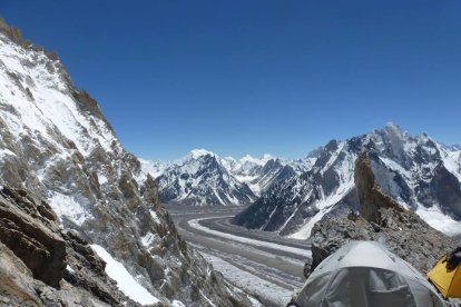 Òscar Cadiach prevé llegar a la cumbre del Broad Peak este sábado o domingo