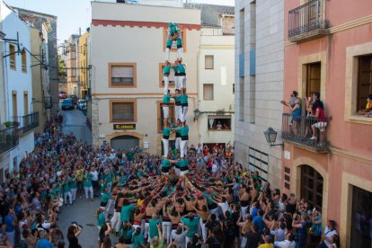 3de8 dels Castellers de Sant Pere i Sant Pau a la diada del Catllar.