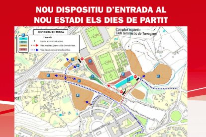 Novedades para acceder en coche a la zona del Nuevo Estadio en días de partido