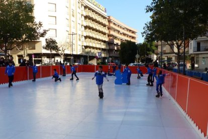 La pista se encuentra en la plaza de Aragón