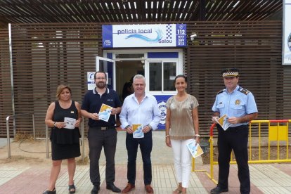 El conte ha estat presentat aquest dimarts a la comissaria de platja de la Policia Local.