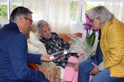 Francisca Curto hizo 100 años el pasado 21 de abril.