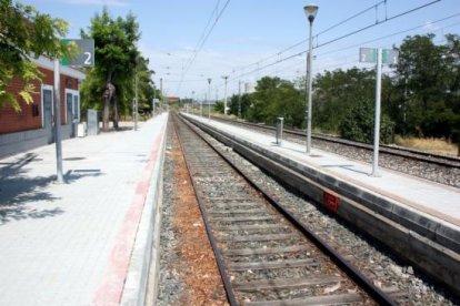 Estació de tren d'Ascó.